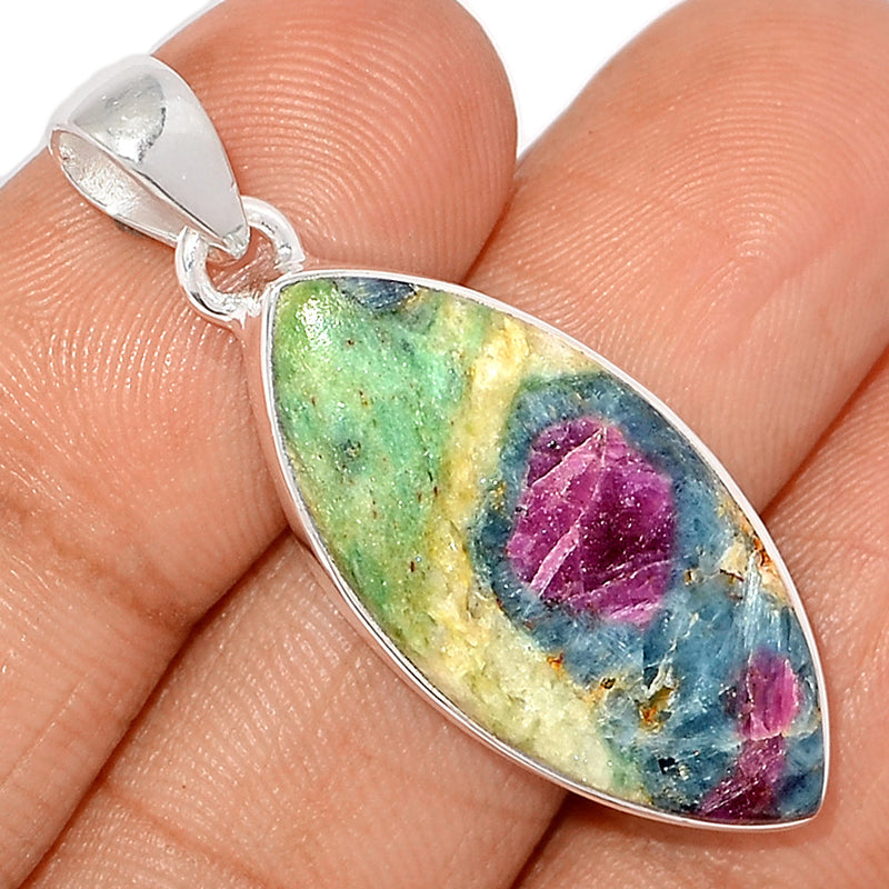 1.6" Ruby In Fuchsite Pendants - RIFP1855