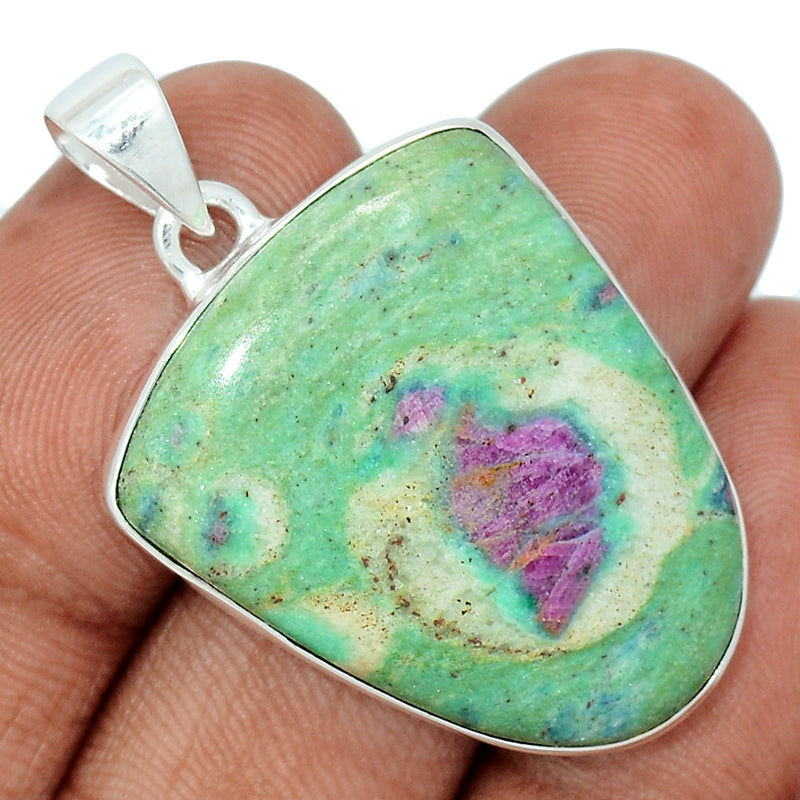 1.6" Ruby In Fuchsite Pendants - RIFP1904