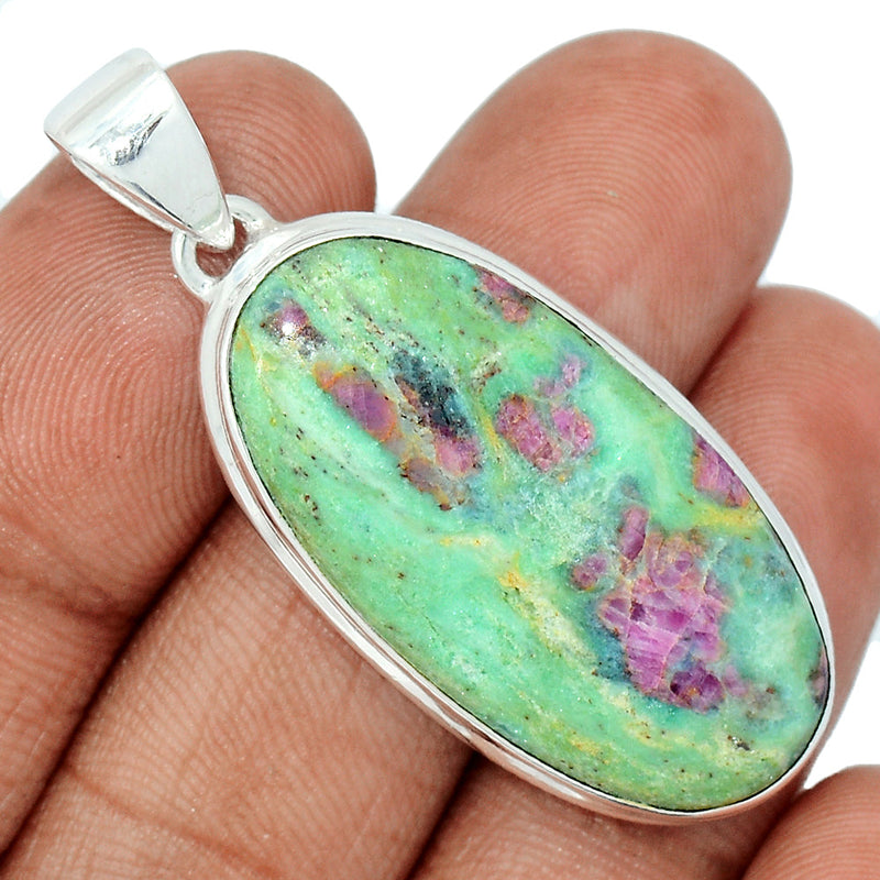 1.8" Ruby In Fuchsite Pendants - RIFP1906