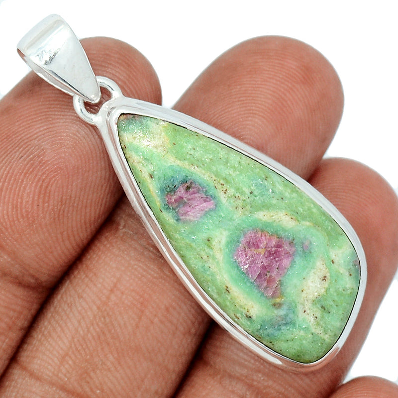 1.8" Ruby In Fuchsite Pendants - RIFP1907