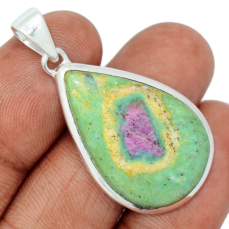 1.6" Ruby In Fuchsite Pendants - RIFP1911