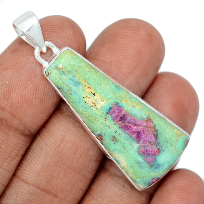1.8" Ruby In Fuchsite Pendants - RIFP1917