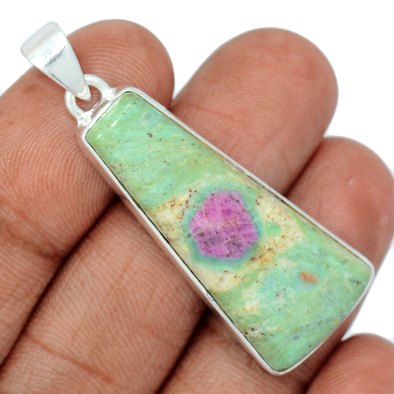 1.8" Ruby In Fuchsite Pendants - RIFP1919