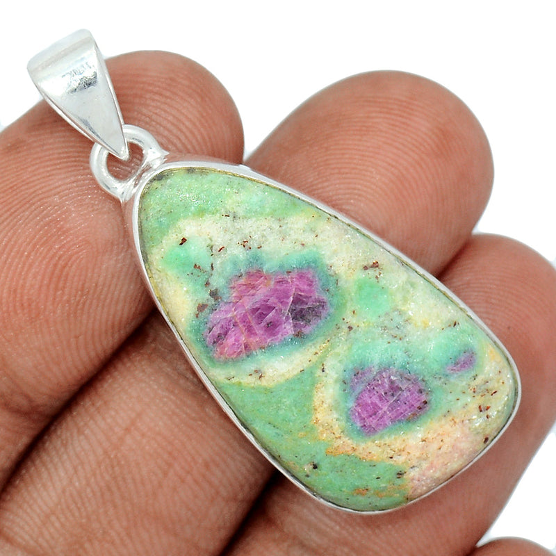 1.6" Ruby In Fuchsite Pendants - RIFP1923