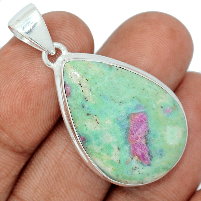 1.6" Ruby In Fuchsite Pendants - RIFP1928