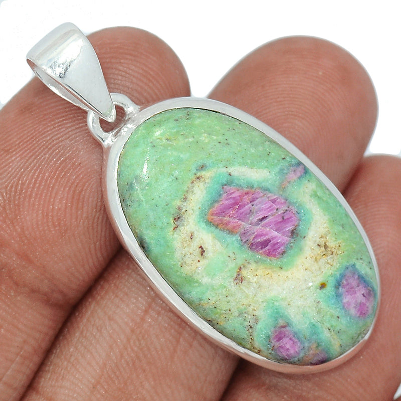 1.7" Ruby In Fuchsite Pendants - RIFP1949