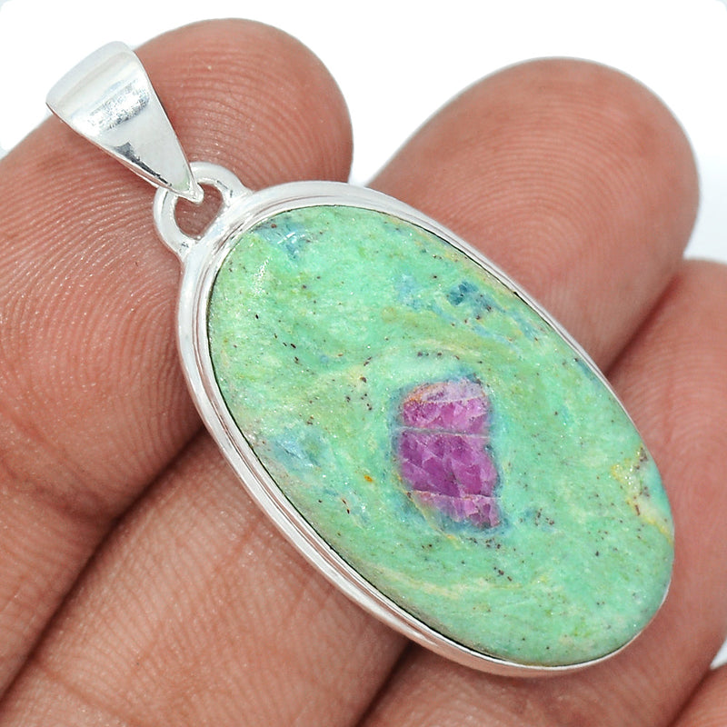 1.7" Ruby In Fuchsite Pendants - RIFP1950