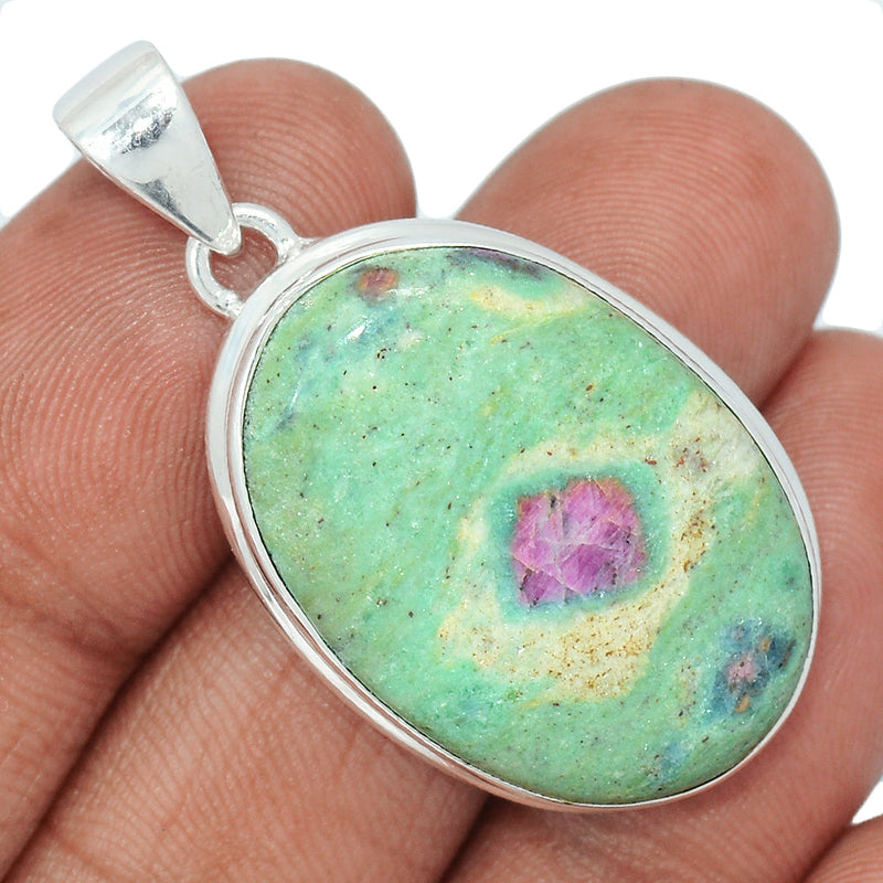 1.6" Ruby In Fuchsite Pendants - RIFP1953