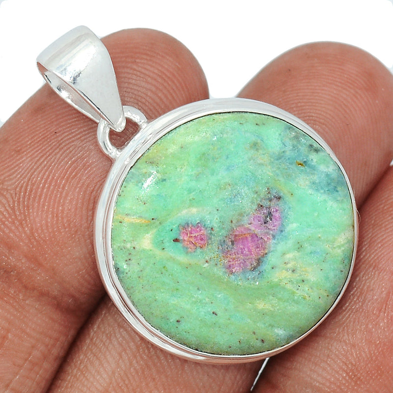 1.5" Ruby In Fuchsite Pendants - RIFP1961