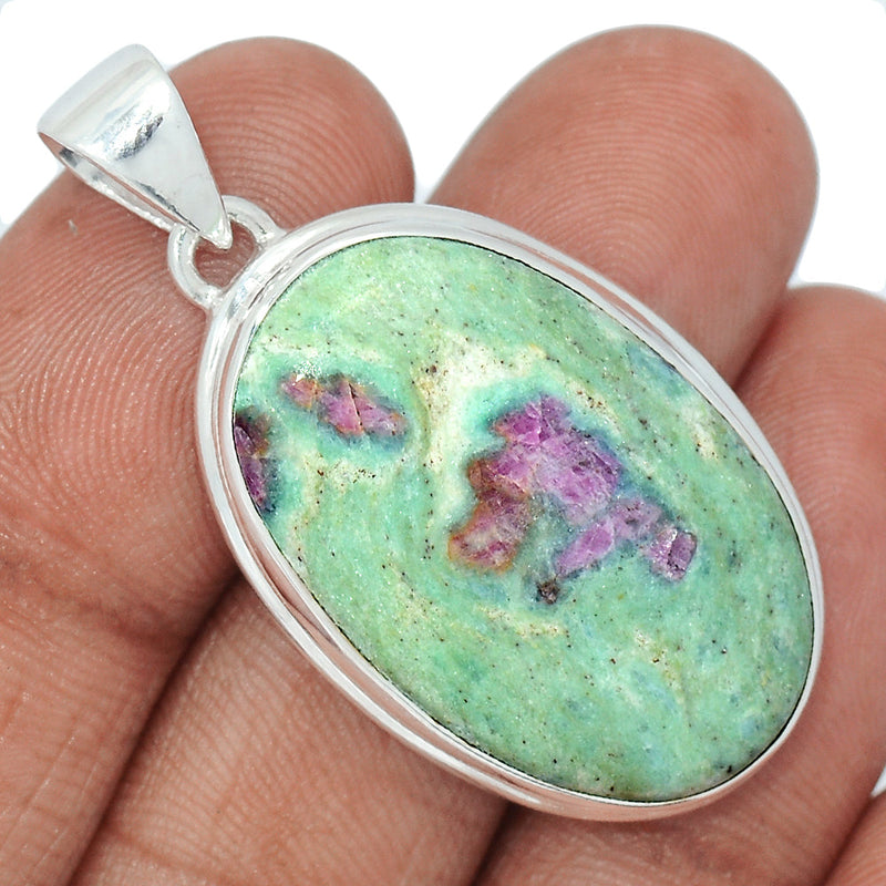 1.7" Ruby In Fuchsite Pendants - RIFP1964