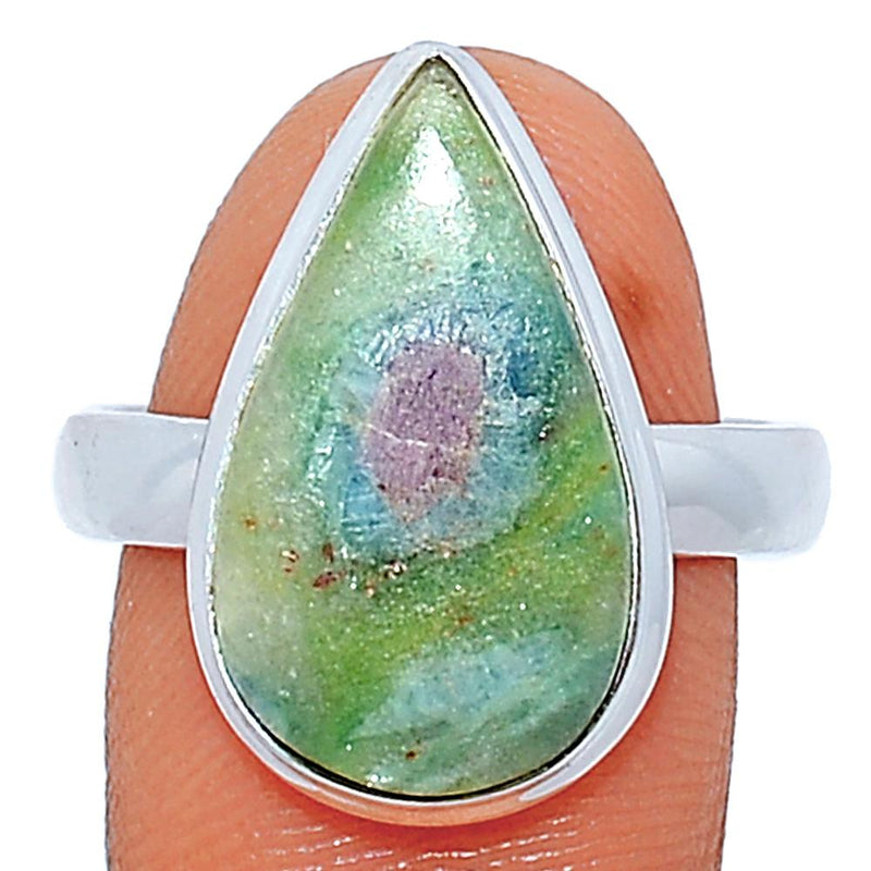 Ruby In Fuchsite Rings - RIFR1363