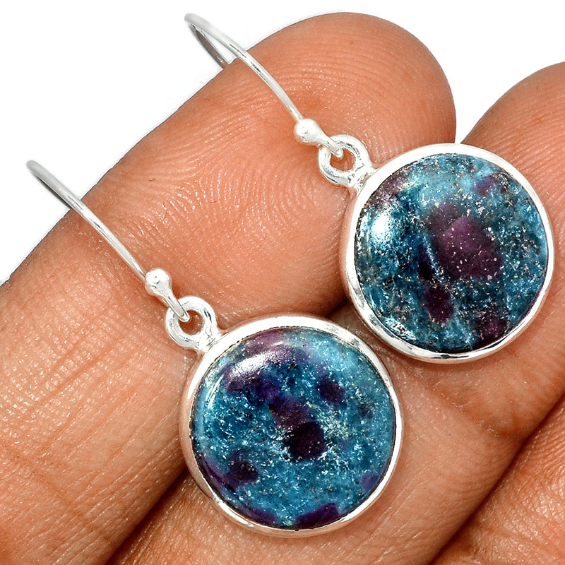 1.3" Ruby In Kyanite Earrings - RIKE162