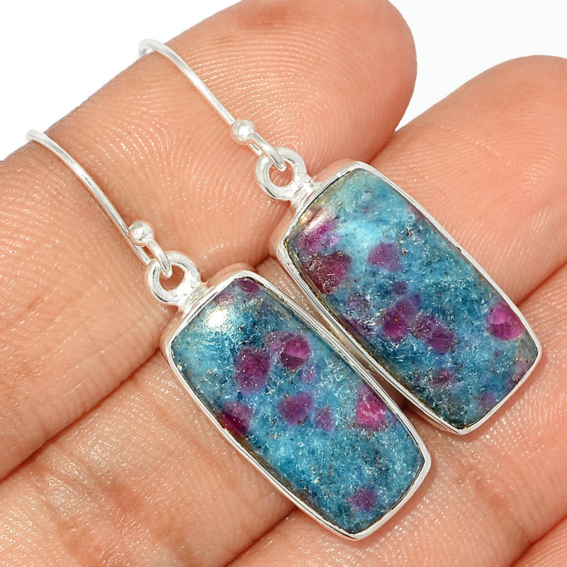 1.6" Ruby In Kyanite Earrings - RIKE221