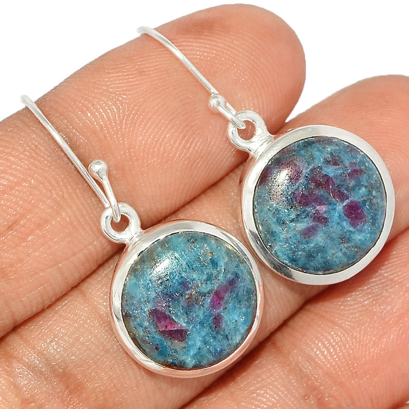 1.3" Ruby In Kyanite Earrings - RIKE235