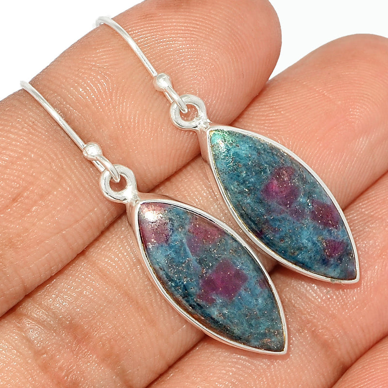 1.6" Ruby In Kyanite Earrings - RIKE236