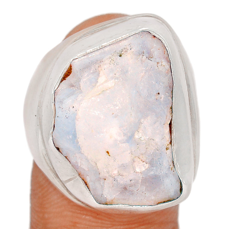 Solid - Rainbow Moonstone Rough Ring - RMRR874