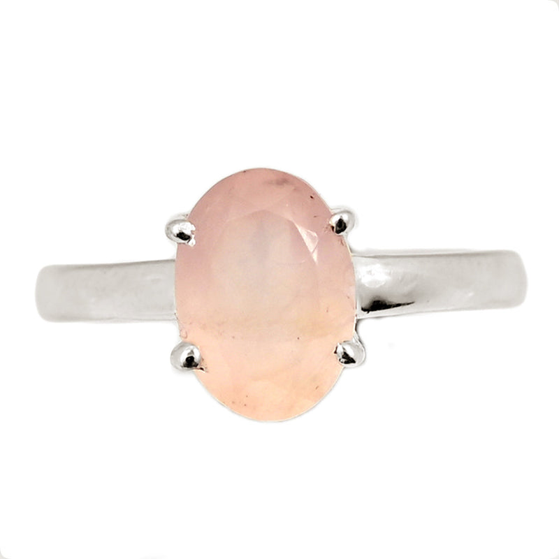 Claw - Rose Quartz Faceted Ring - RQFR1060