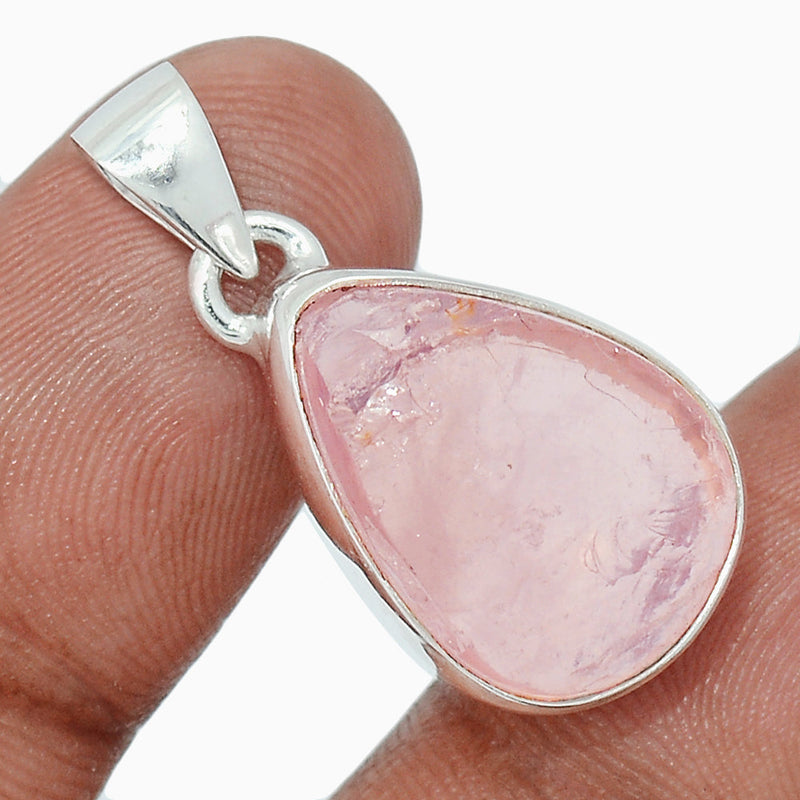 1.2" Rose Quartz Rough Pendants - RQRP789
