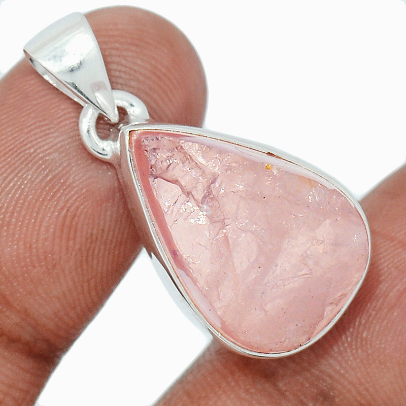 1.2" Rose Quartz Rough Pendants - RQRP802