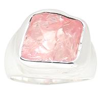 Rose Quartz Rough Ring - RQRR130