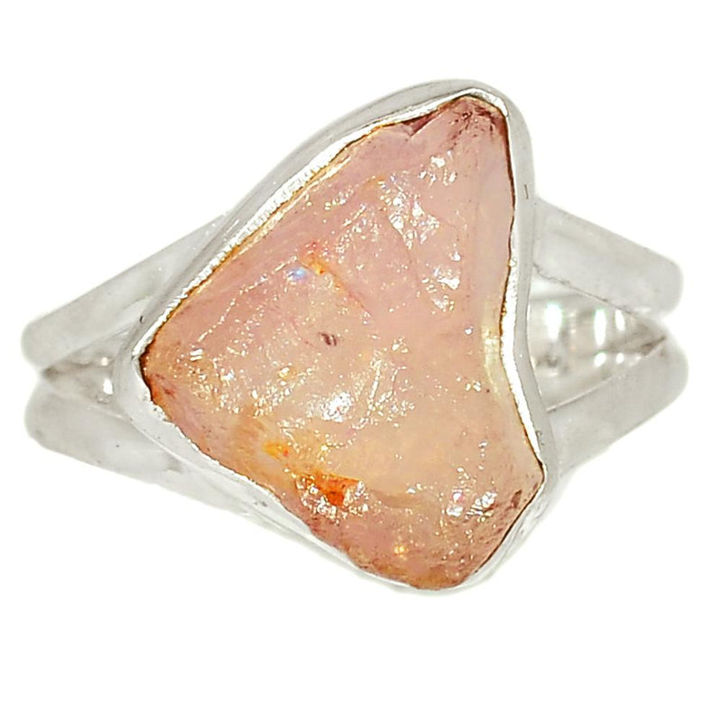 Rose Quartz Rough Ring - RQRR719