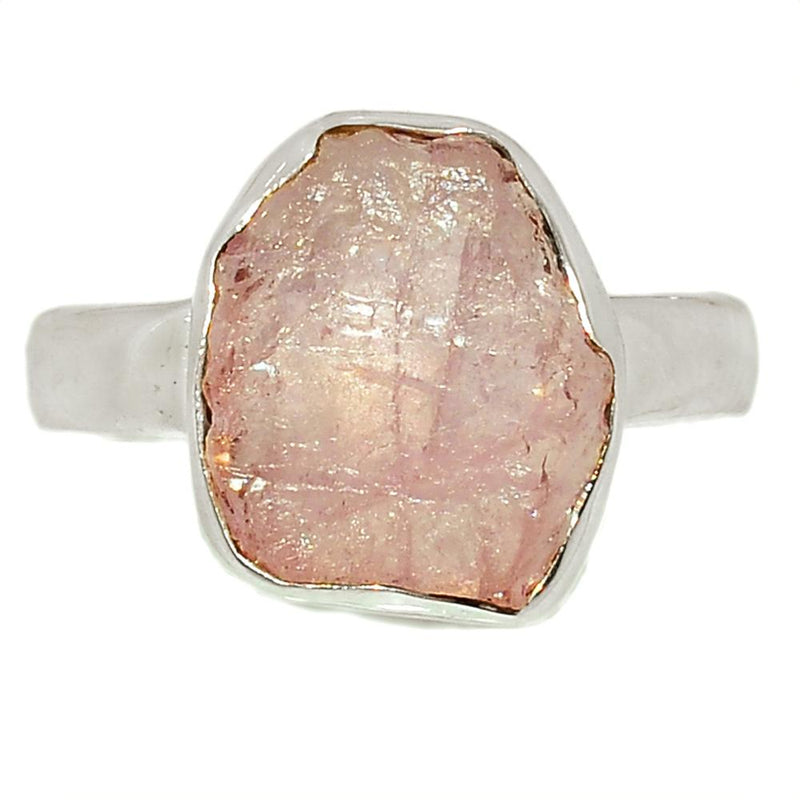Rose Quartz Rough Ring - RQRR726