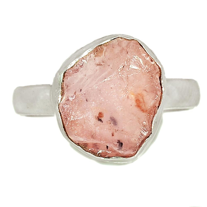 Rose Quartz Rough Ring - RQRR728