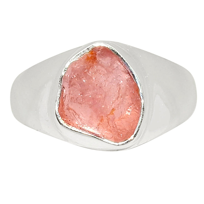 Solid - Rose Quartz Rough Ring - RQRR845