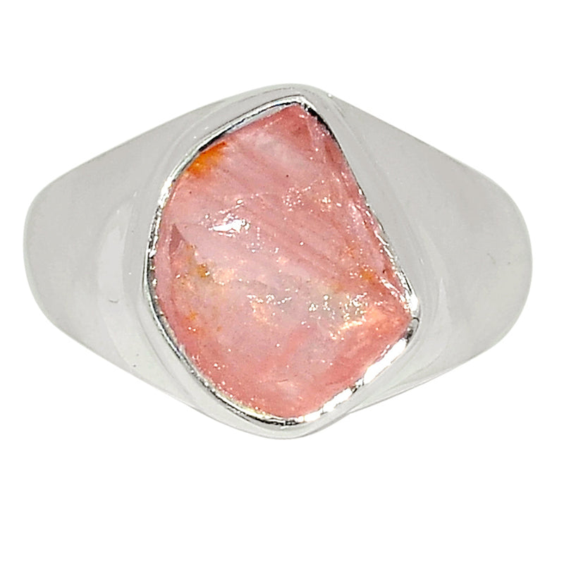 Solid - Rose Quartz Rough Ring - RQRR846