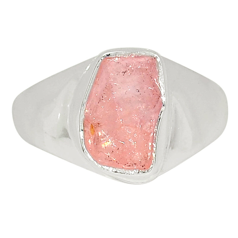 Solid - Rose Quartz Rough Ring - RQRR858