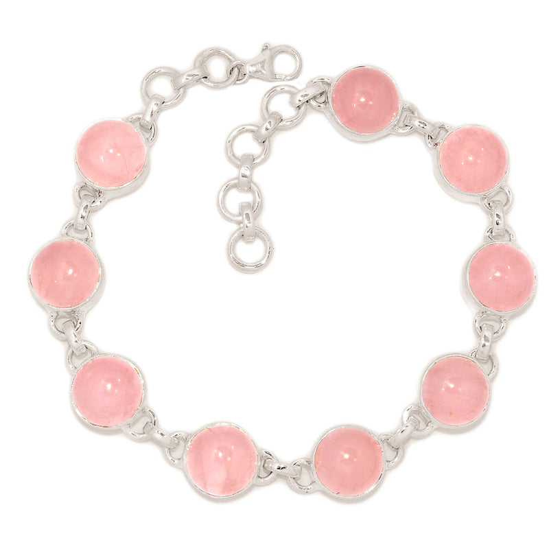 8.5" Rose Quartz Bracelets - RQZB240