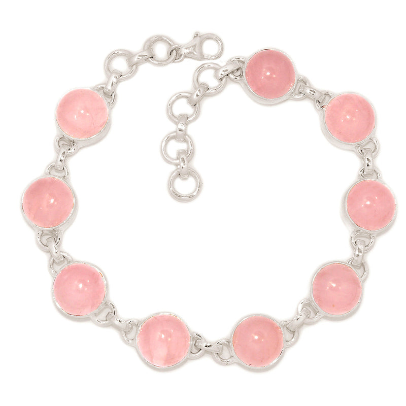 8.5" Rose Quartz Bracelets - RQZB240