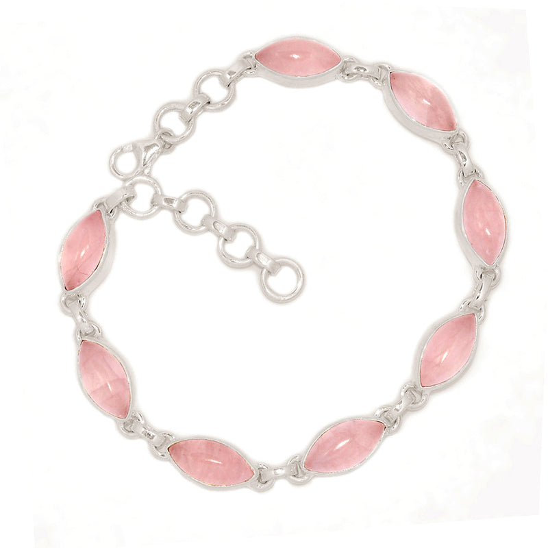 8.1" Rose Quartz Bracelets - RQZB258
