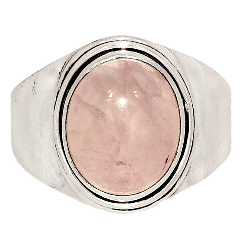 10*12MM : Solid - Rose Quartz Ring - RQZR2022