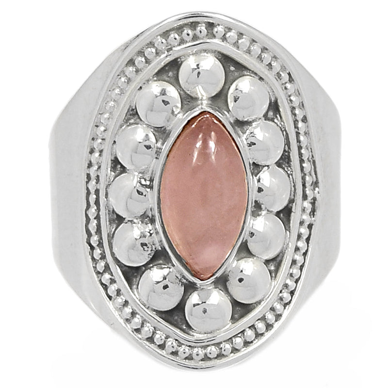 Fine Filigree - Rose Quartz Ring - RQZR2590