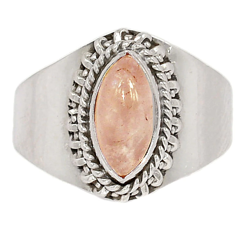 Fine Filigree - Rose Quartz Ring - RQZR2659