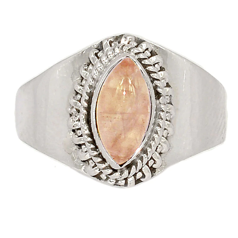 Fine Filigree - Rose Quartz Ring - RQZR2661