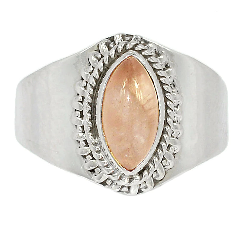 Fine Filigree - Rose Quartz Ring - RQZR2664