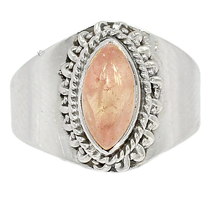 Fine Filigree - Rose Quartz Ring - RQZR2665