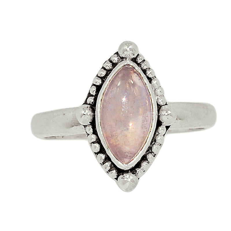 Small Filigree - Rose Quartz Ring - RQZR2776