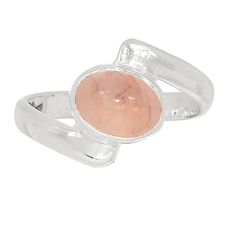 Small Plain - Rose Quartz Ring - RQZR2900
