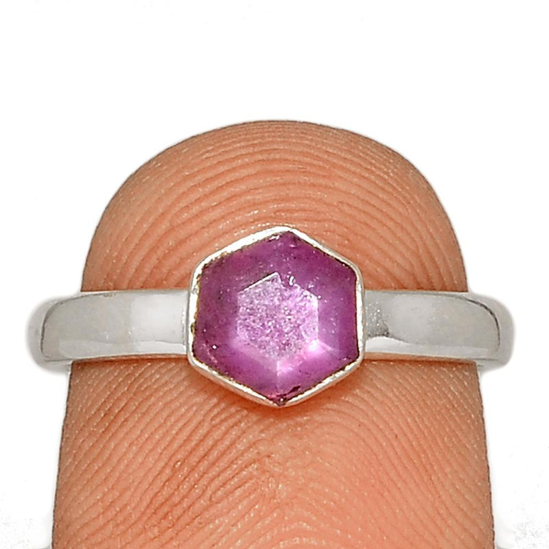 Ruby Stalactites Faceted Ring - RSFR355