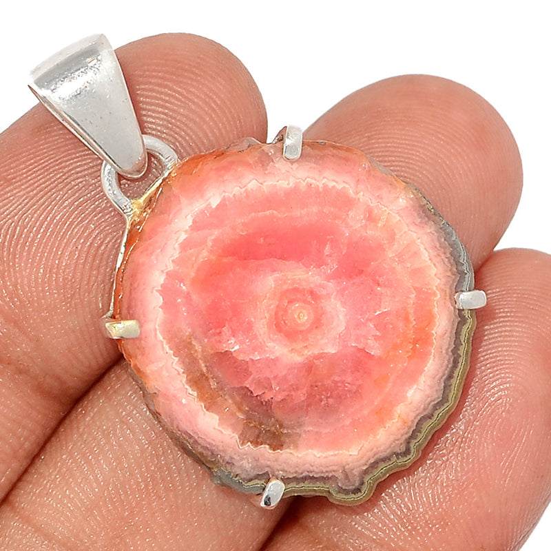 1.5" Claw - Rhodochrostie Stalactite Pendants - RSTP185