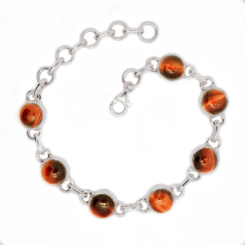 8.5" Red Tiger Eye Bracelets - RTEB11