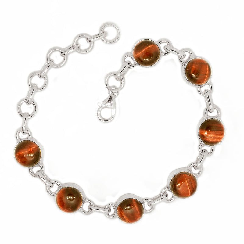 8.5" Red Tiger Eye Bracelets - RTEB13