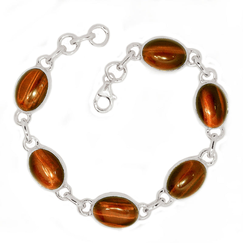 7.7" Red Tiger Eye Bracelets - RTEB16