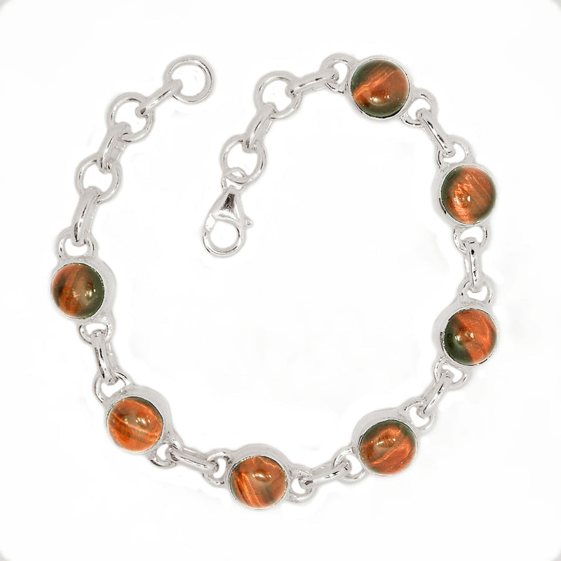 7.8" Red Tiger Eye Bracelets - RTEB6