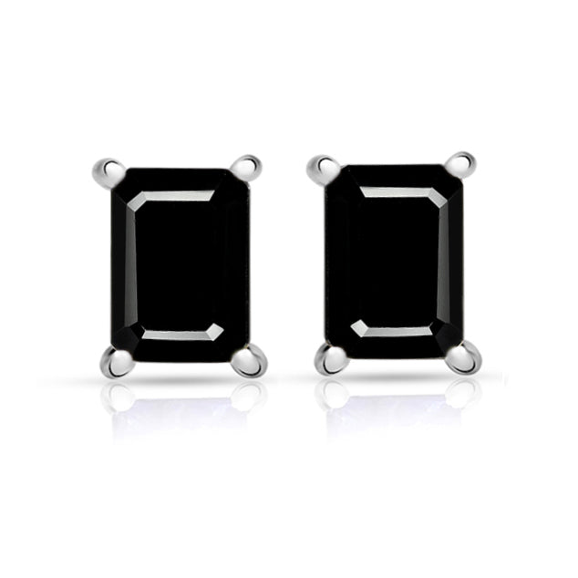 3*5 MM Octo - Black Spinel Faceted Stud - SBC107-BS Catalogue