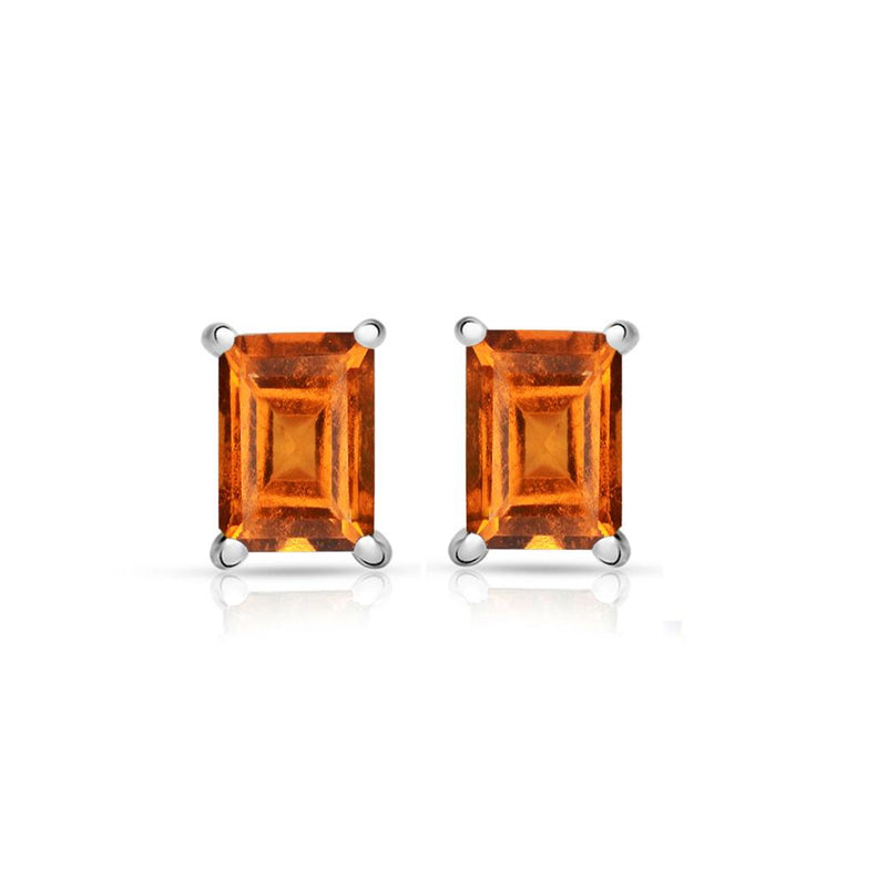 3*5 MM Octo - Mandarin Garnet Faceted Stud - SBC107-OGF Catalogue