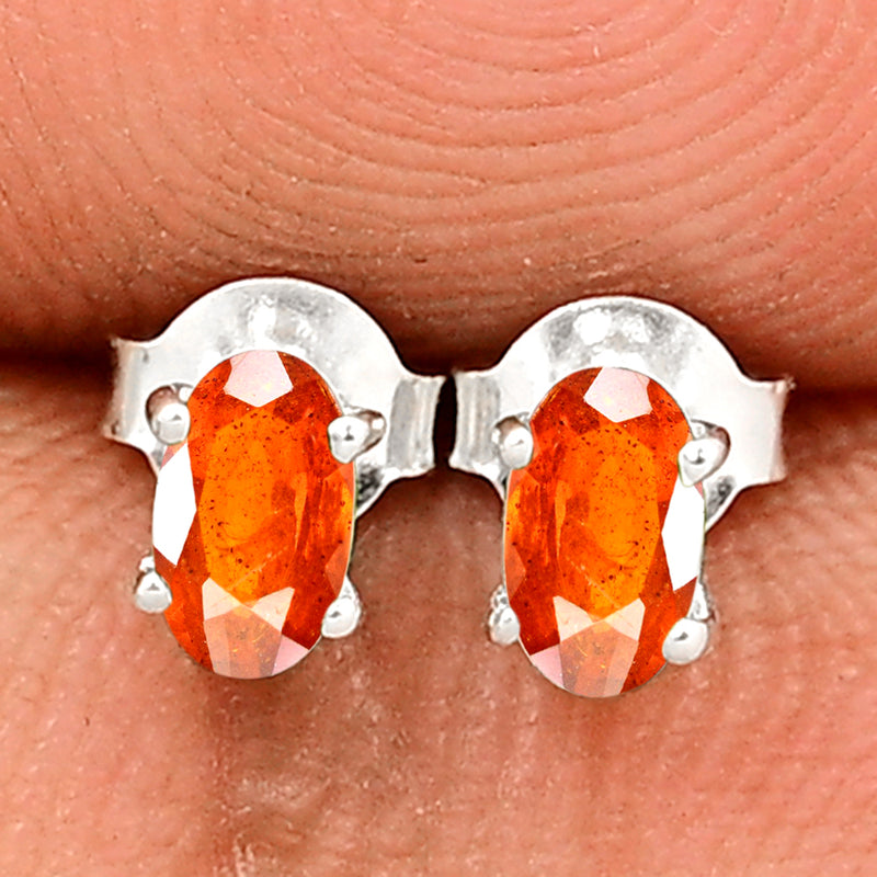 3*5 MM Oval - Orange Kyanite Faceted Stud - SBC110-OKF Catalogue